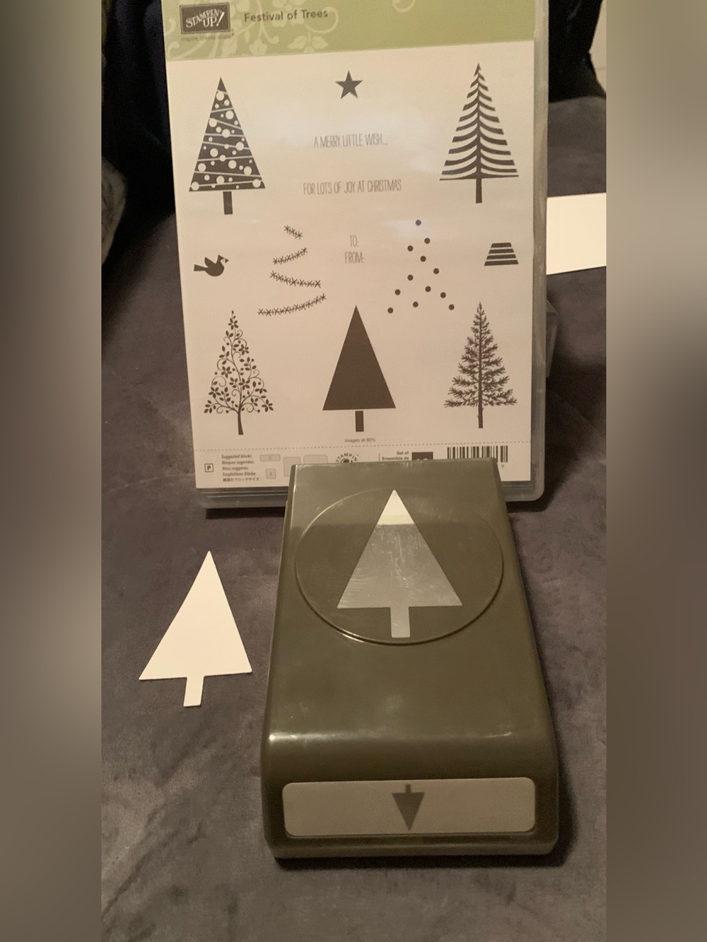 Stampin' Up! Festival Of Trees Stamp & Punch Bundle